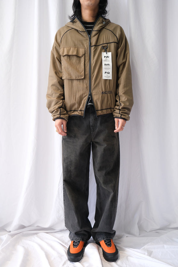 FLEECE LINED GRIFFITH RUNNING JACKET / OCHRE