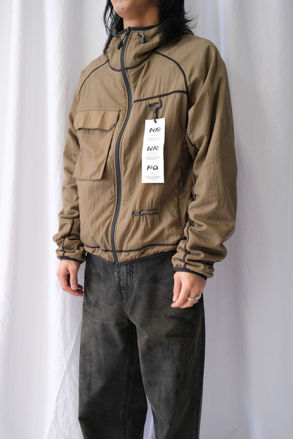FLEECE LINED GRIFFITH RUNNING JACKET / OCHRE