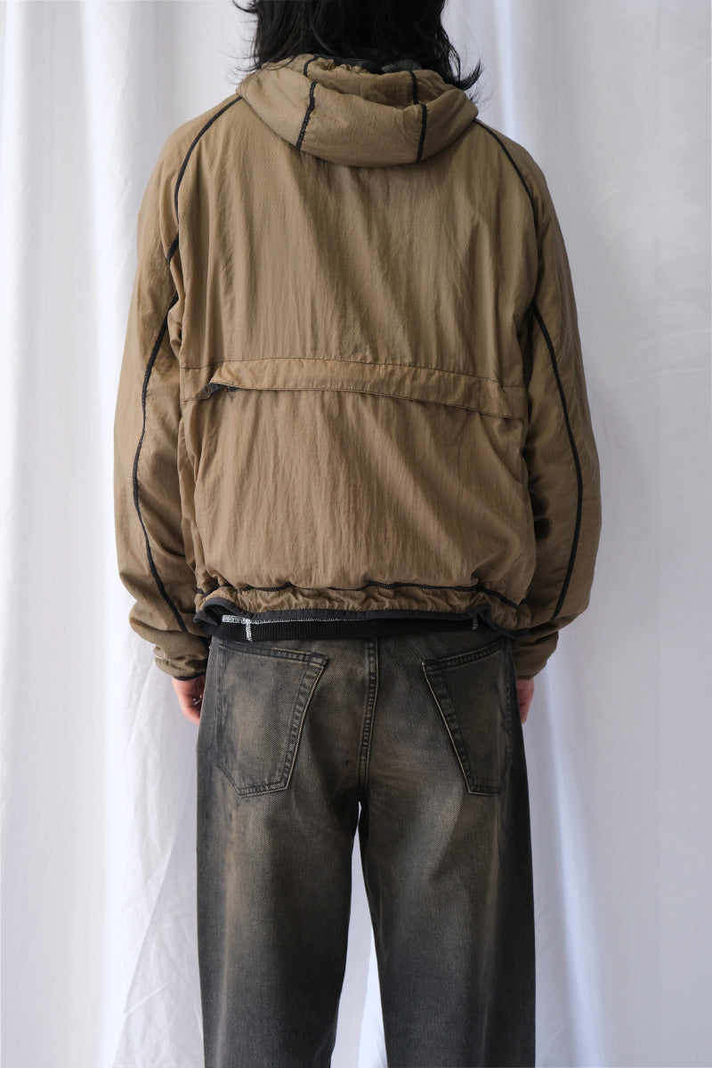 FLEECE LINED GRIFFITH RUNNING JACKET / OCHRE