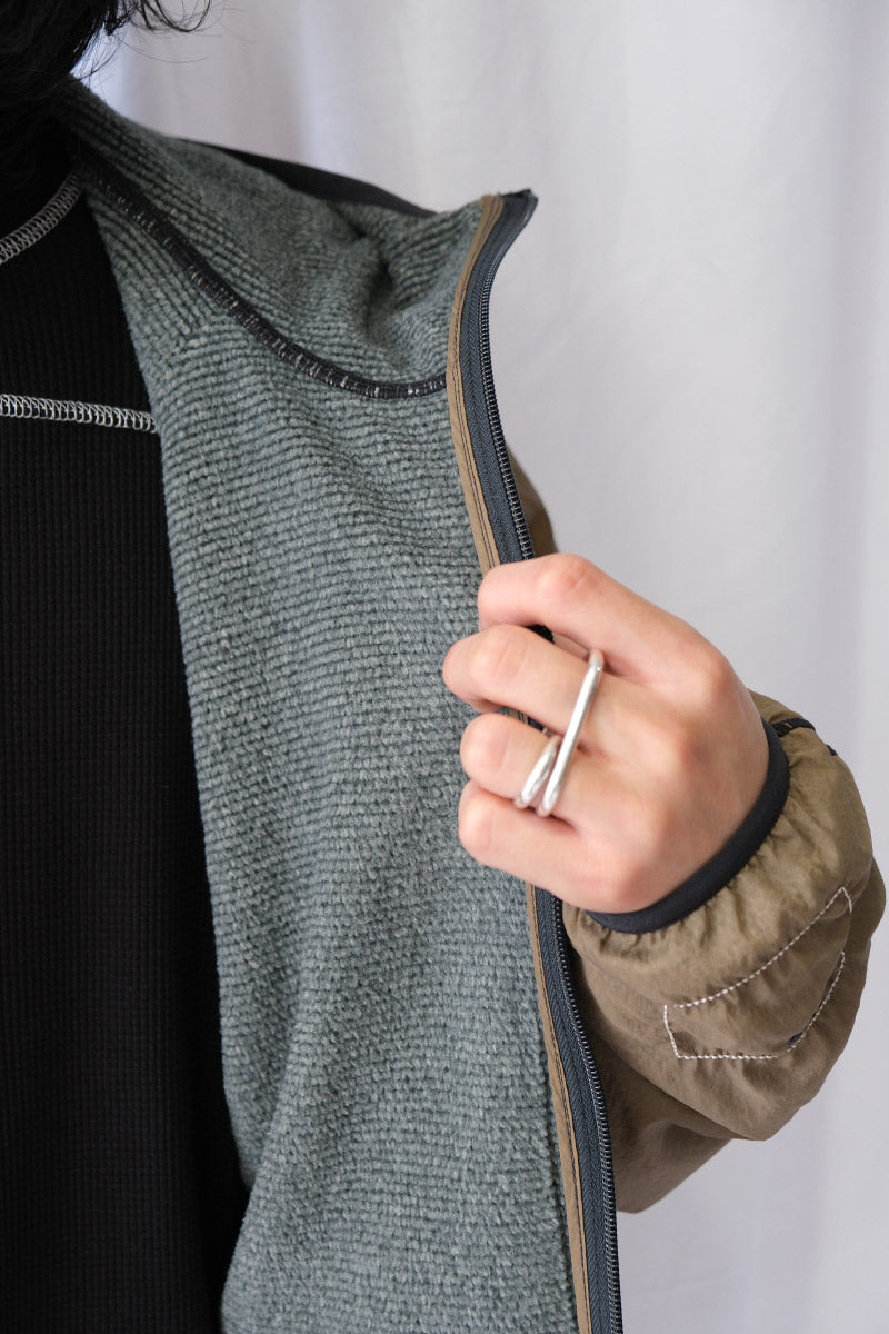 FLEECE LINED GRIFFITH RUNNING JACKET / OCHRE