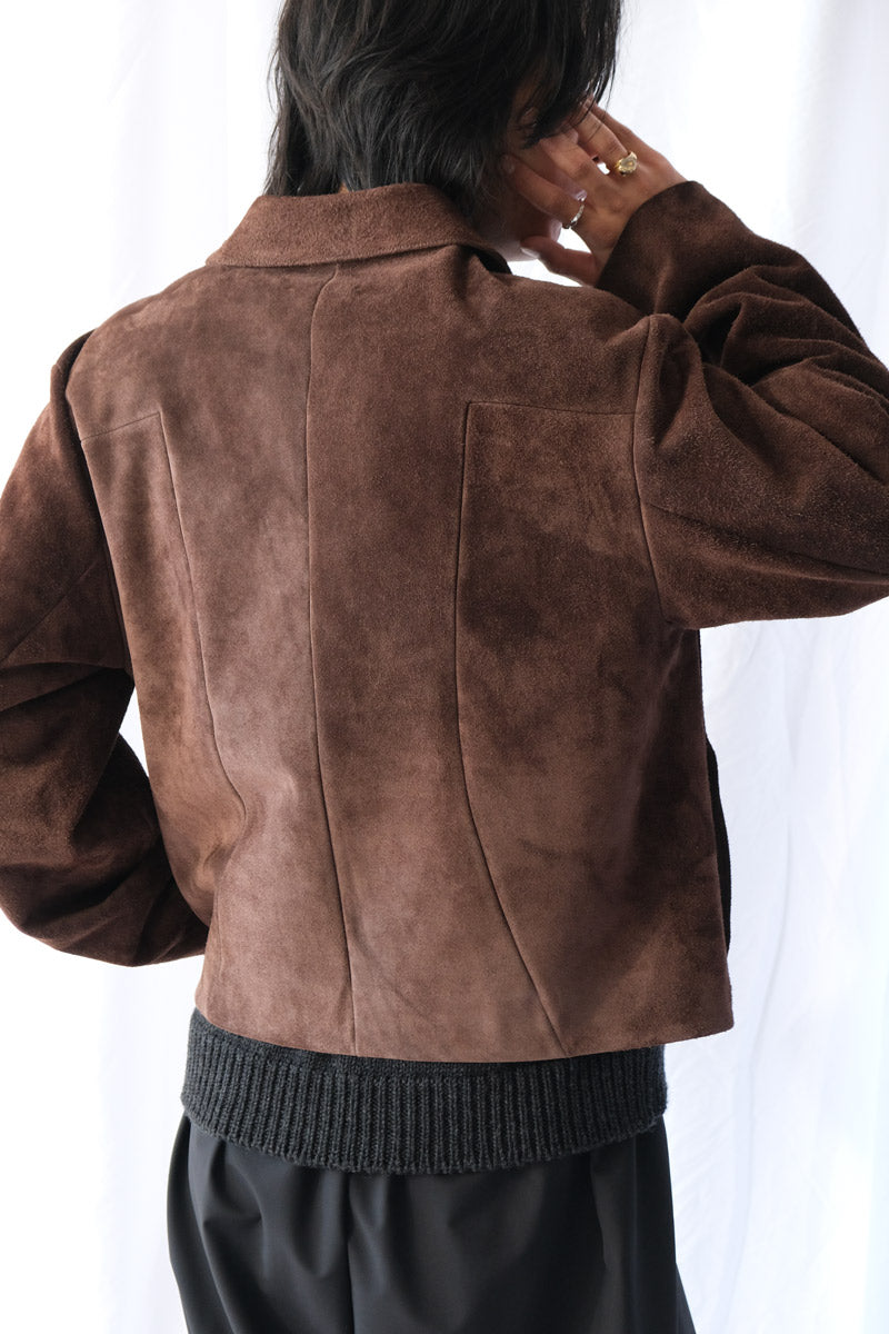 S19 NO.285 SUEDE POCKET JACKET / BROWN SUEDE [金沢店]