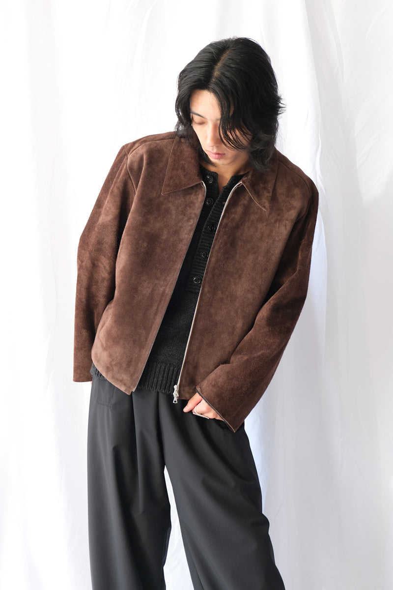 S19 NO.285 SUEDE POCKET JACKET / BROWN SUEDE [金沢店]