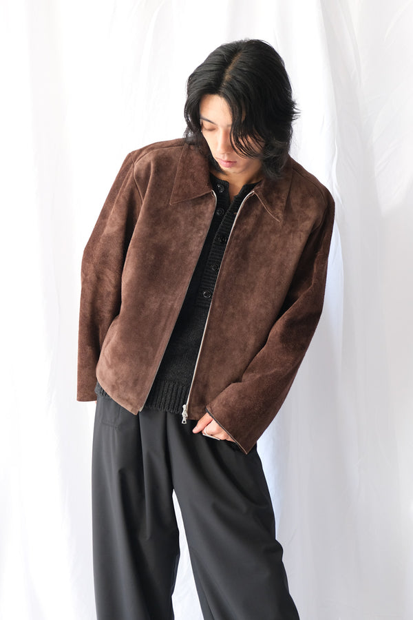 S19 NO.285 SUEDE POCKET JACKET / BROWN SUEDE [金沢店]