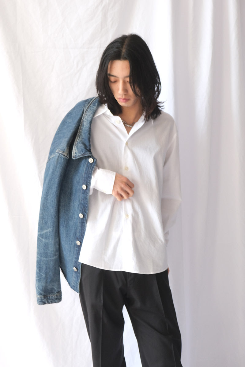 BEYOND SHIRT / WHITE 리퀴드 포플린