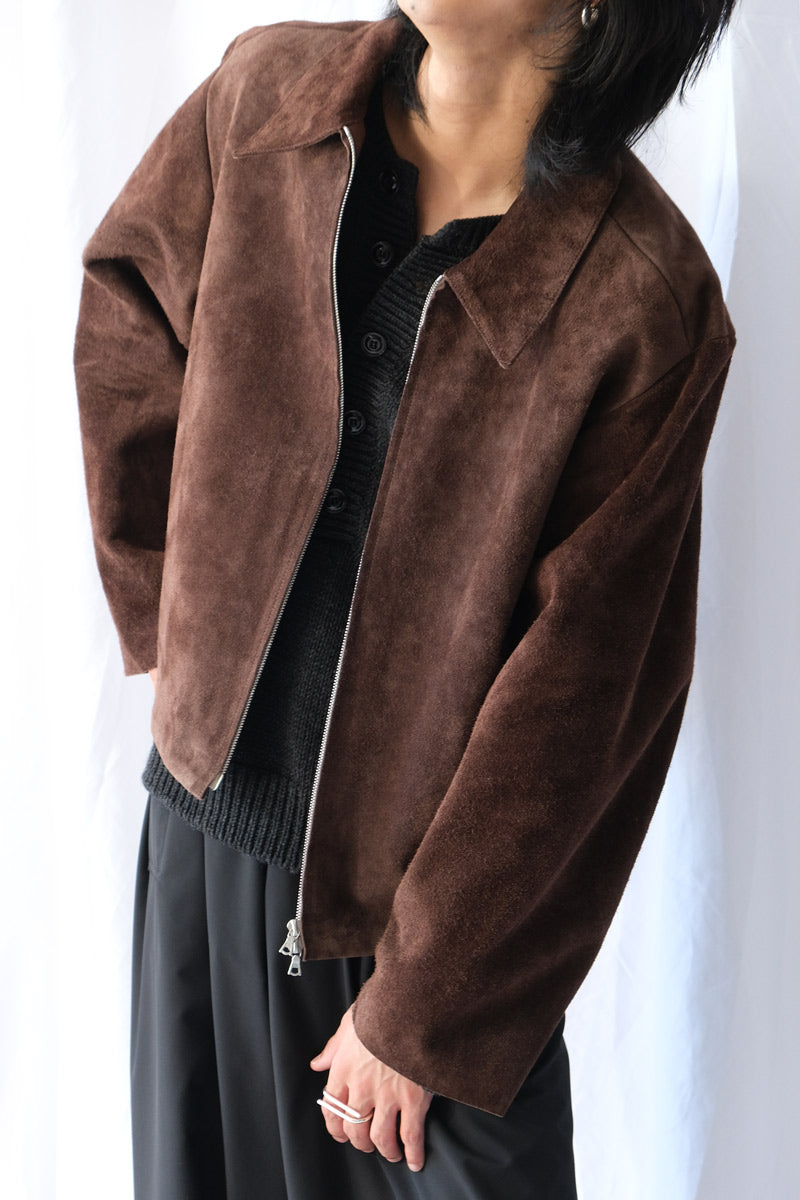 S19 NO.285 SUEDE POCKET JACKET / BROWN SUEDE [金沢店]