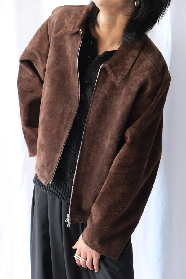 S19 NO.285 SUEDE POCKET JACKET / BROWN SUEDE [金沢店]