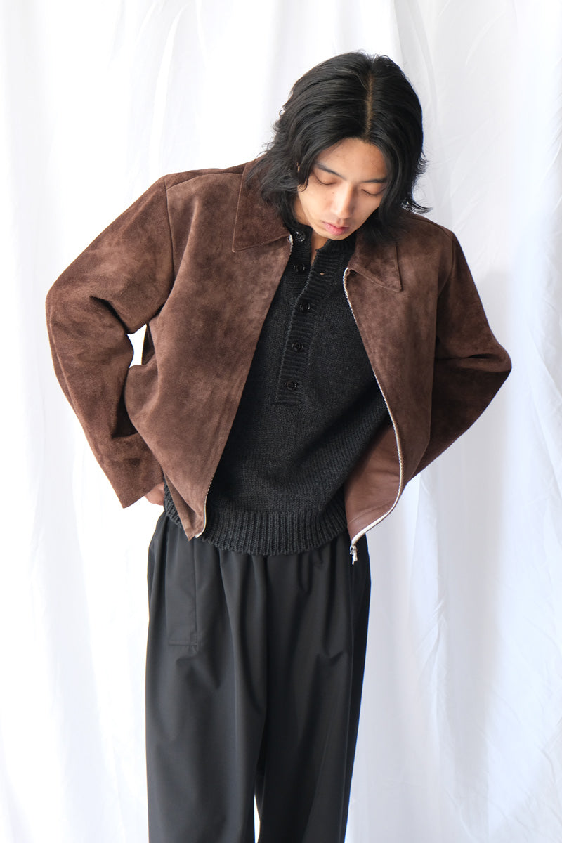 S19 NO.285 SUEDE POCKET JACKET / BROWN SUEDE [金沢店]