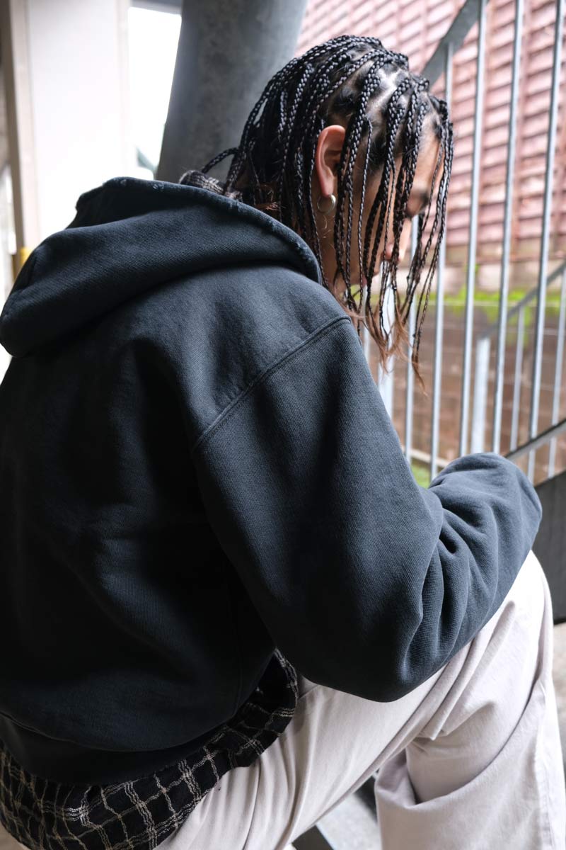 OUR LEGACY | CARDIGAN / BLACK MOHAIR Black mohair cardigan – STOCK