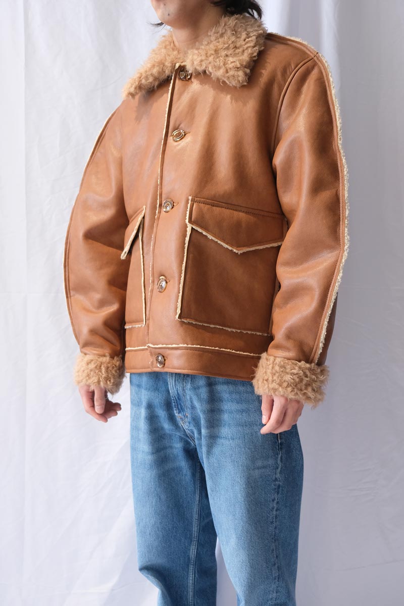 BEAU JACKET / TAN TAUX SHEARLING [20%OFF]