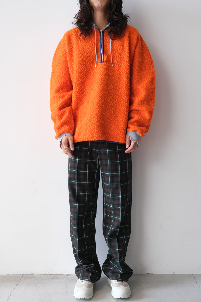 SUNE BOOTCUT TROUSERS / GREEN CHECK [20%OFF]
