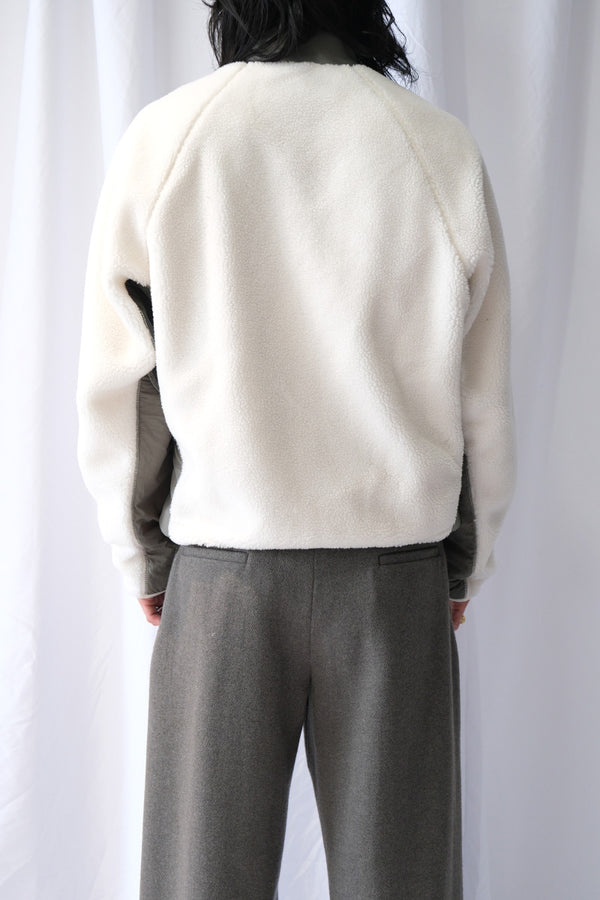 SEQUOIA FLEECE / CREAM/MOSS