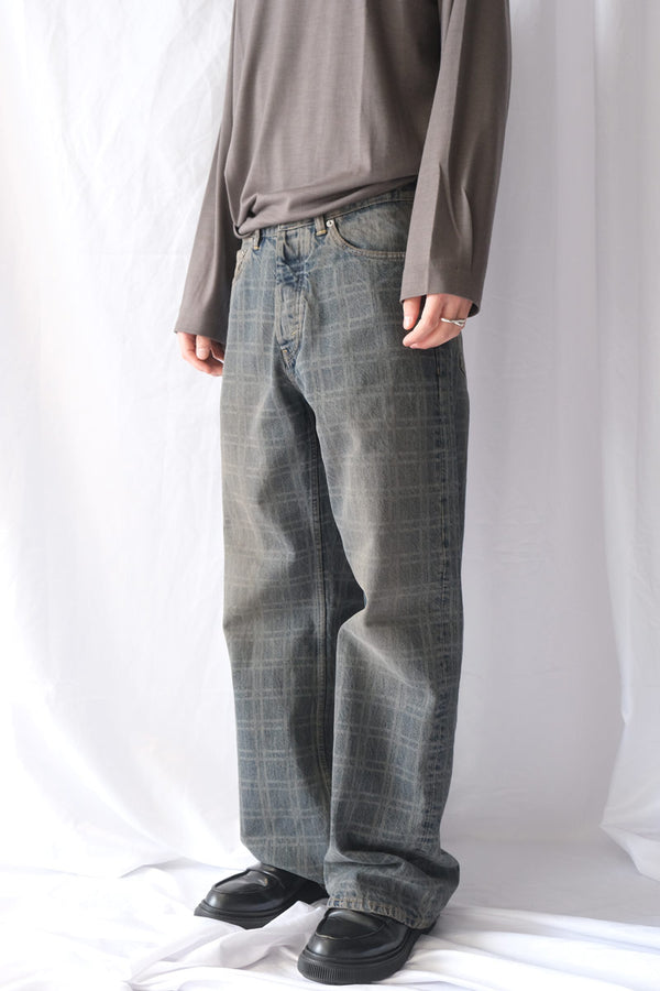 CRISS JEANS / DUSTY BLUE CHECK