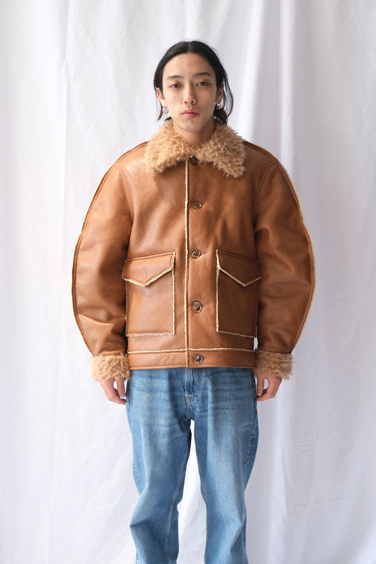 BEAU JACKET / TAN TAUX SHEARLING