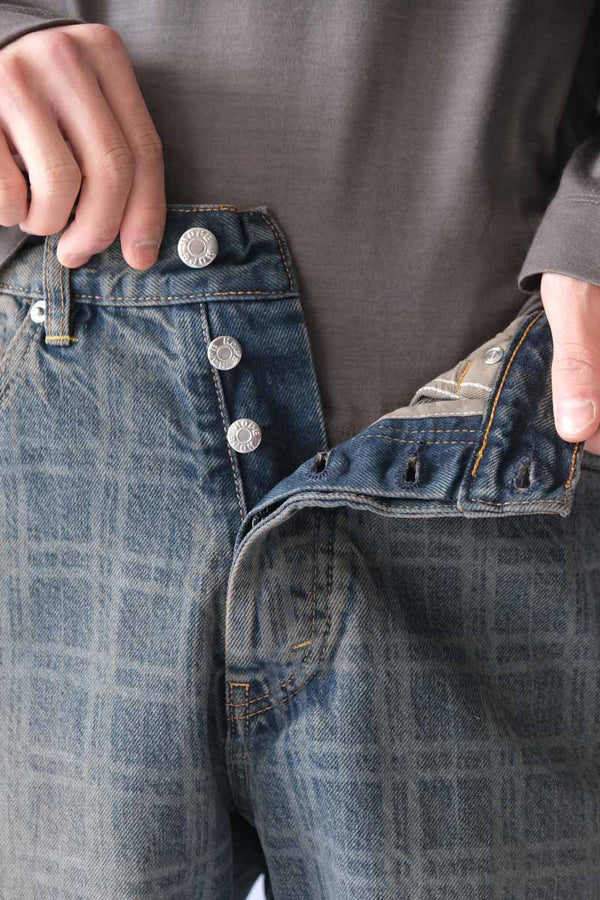 CRISS JEANS / DUSTY BLUE CHECK