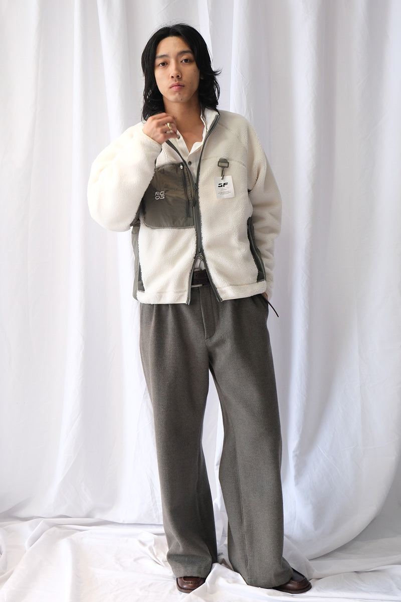 SEQUOIA FLEECE / CREAM/MOSS