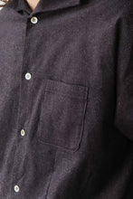 画像をギャラリービューアに読み込む, SHAWL COLLAR SHIRT ITH PEPLUM / NAVY GLITTER