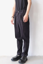 画像をギャラリービューアに読み込む, WIDE WAIST LOOP TROUSERS / NAVY GLITTER
