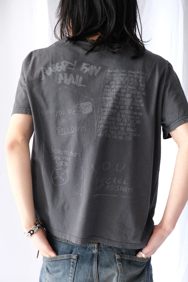 BOX T-SHIRT / ANGRY FAN MAIL PRINT