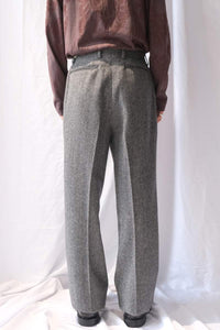 NEAT | WOOL HERRINGBORN WIDE / BLACK/WHITE ウールヘリンボーン