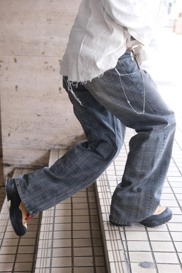 CRISS JEANS / DUSTY BLUE CHECK