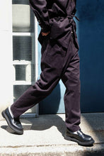 画像をギャラリービューアに読み込む, WIDE WAIST LOOP TROUSERS / NAVY GLITTER