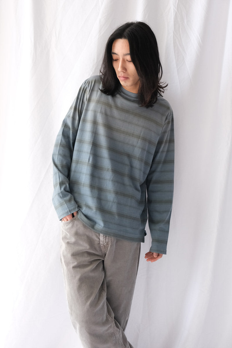 BOX LONGSLEEVE / SPRAY FADE GHOST STRIPE