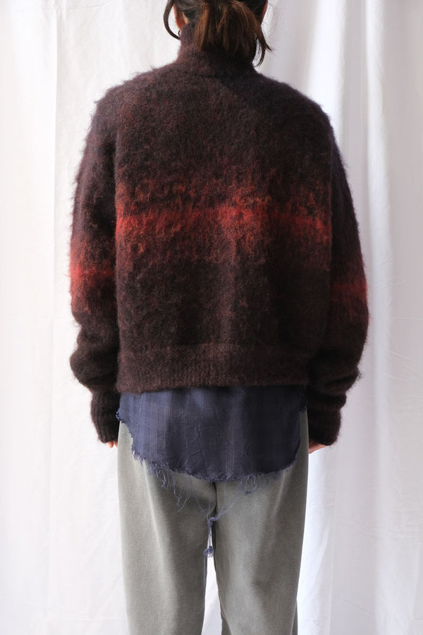 GRADATION ZIP-UP KNIT .14 / DUSK DAWN