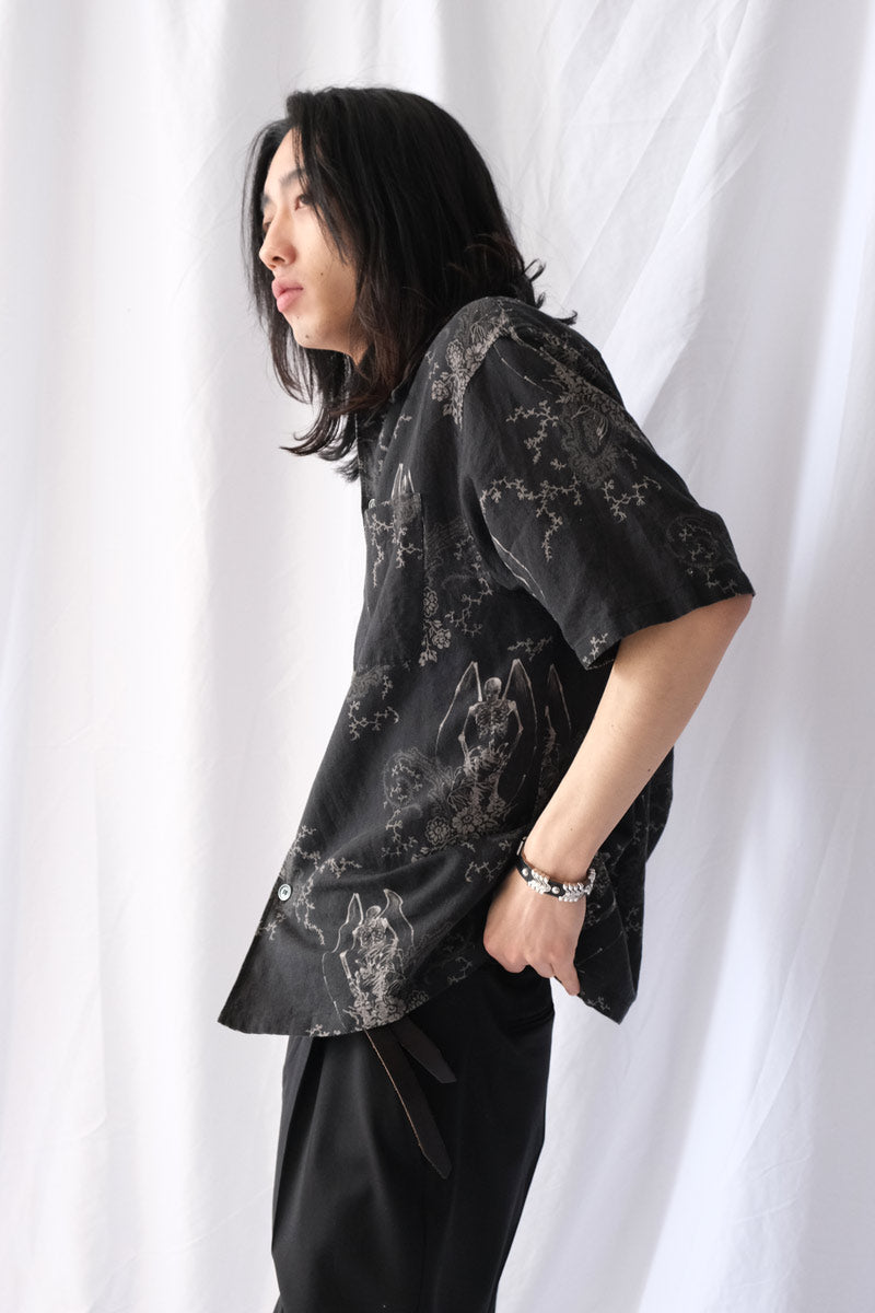 EVERY SHIRT 반팔 / 데스 페이즐리 프린트