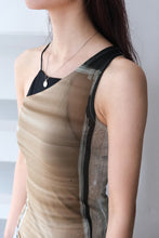Load image into Gallery viewer, COLU ONE SHOULDER TOP / CONSTRUCTION PRINT