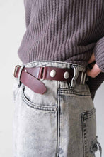 画像をギャラリービューアに読み込む, GADGET BELT / BURGUNDY CHROMEXCEL LEATHER