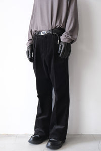 HIGHDENSITY CORDUROY FLARE / BLACK [金沢店]