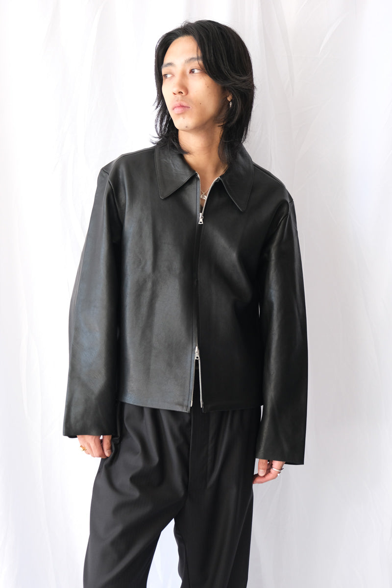 S19 NO.285 LEATHER POCKET JACKET / BLACK [金沢店]
