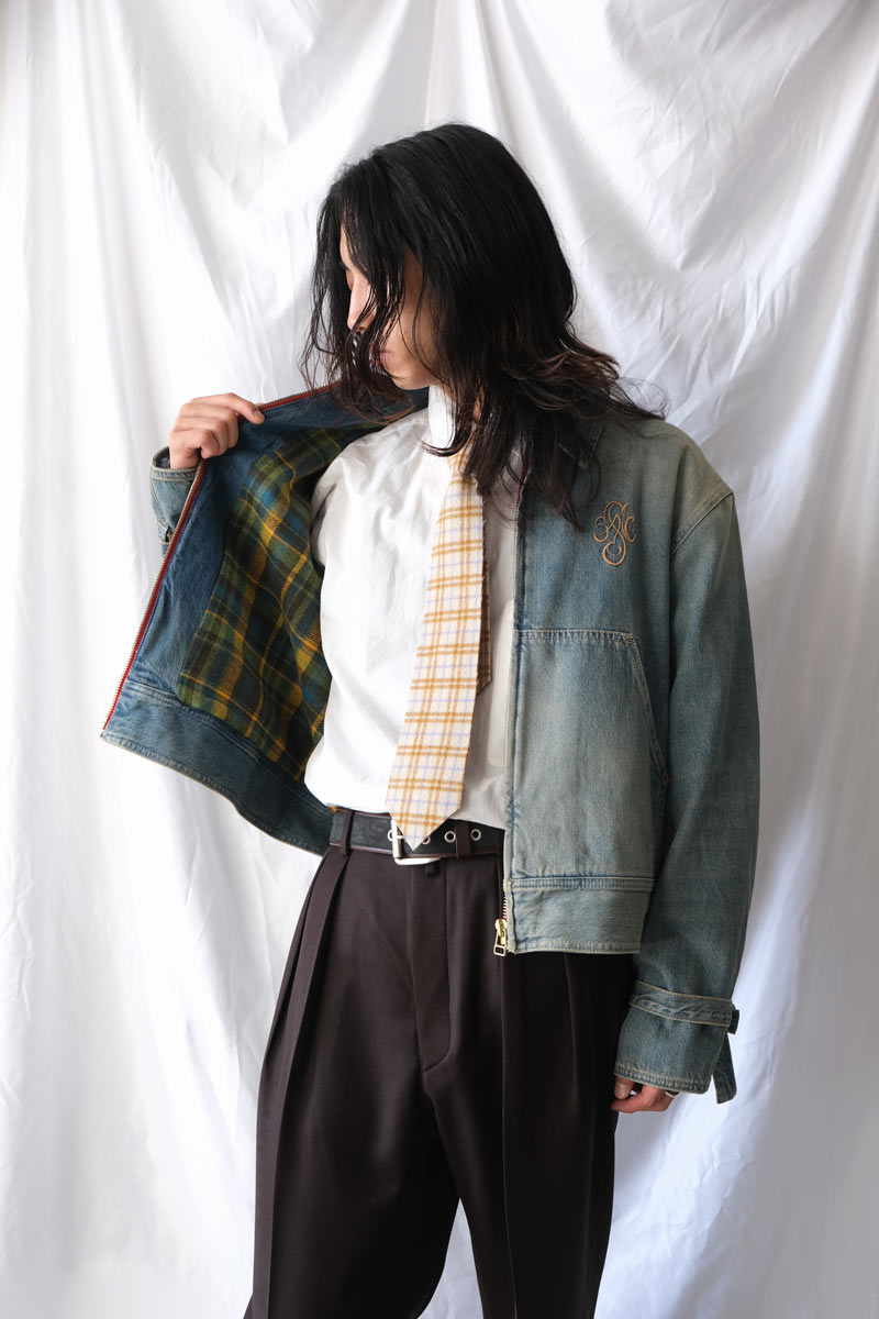STOCKHOLM SURFBOARD CLUB | WORK JACKET LINED / SAND BLUE ワーク