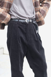 HIGHDENSITY CORDUROY FLARE / BLACK [金沢店]