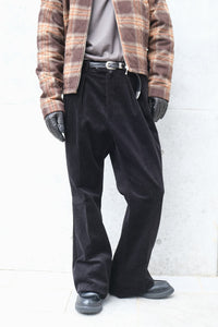 HIGHDENSITY CORDUROY FLARE / BLACK [金沢店]