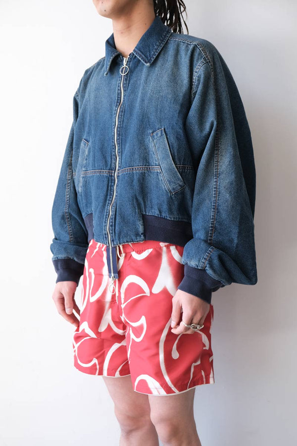 BOTTOM HEAVY BOMBER / MID-BLUE WASH [30% OFF]