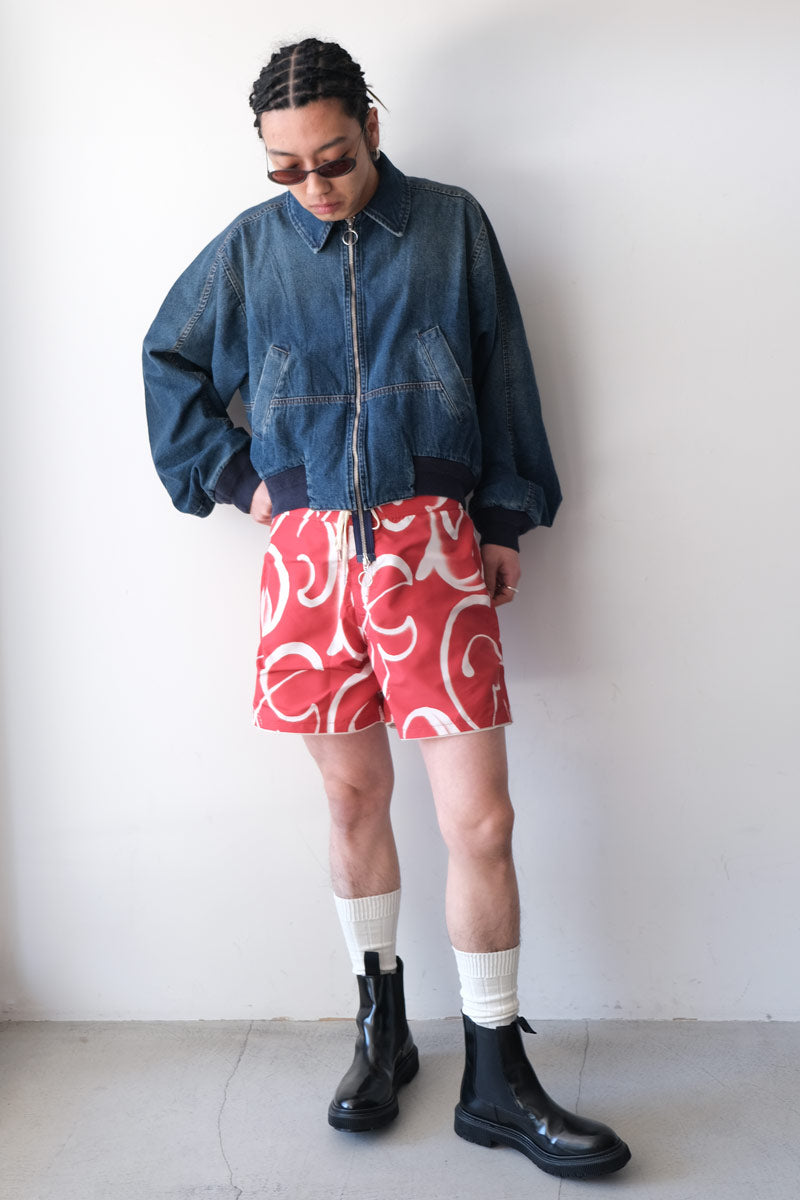 BOTTOM HEAVY BOMBER / MID-BLUE WASH [30%OFF]