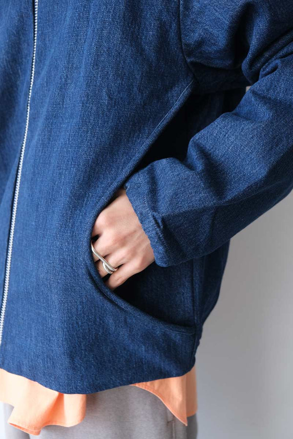 R19 SHIRT-3 SCOOP SHIRT / ORGANIC SELVEDGE DENIM