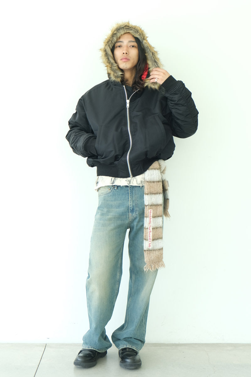 HOODED BOMBER / BLACK [20% 할인]