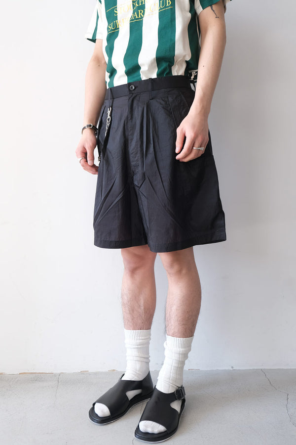 W/R CELESTIAL MAIDEN'S ROBE CARGO SHORTS / BLACK