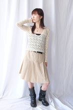 画像をギャラリービューアに読み込む, COTTON SHRINK LACE 2WAY TOP / CREAM