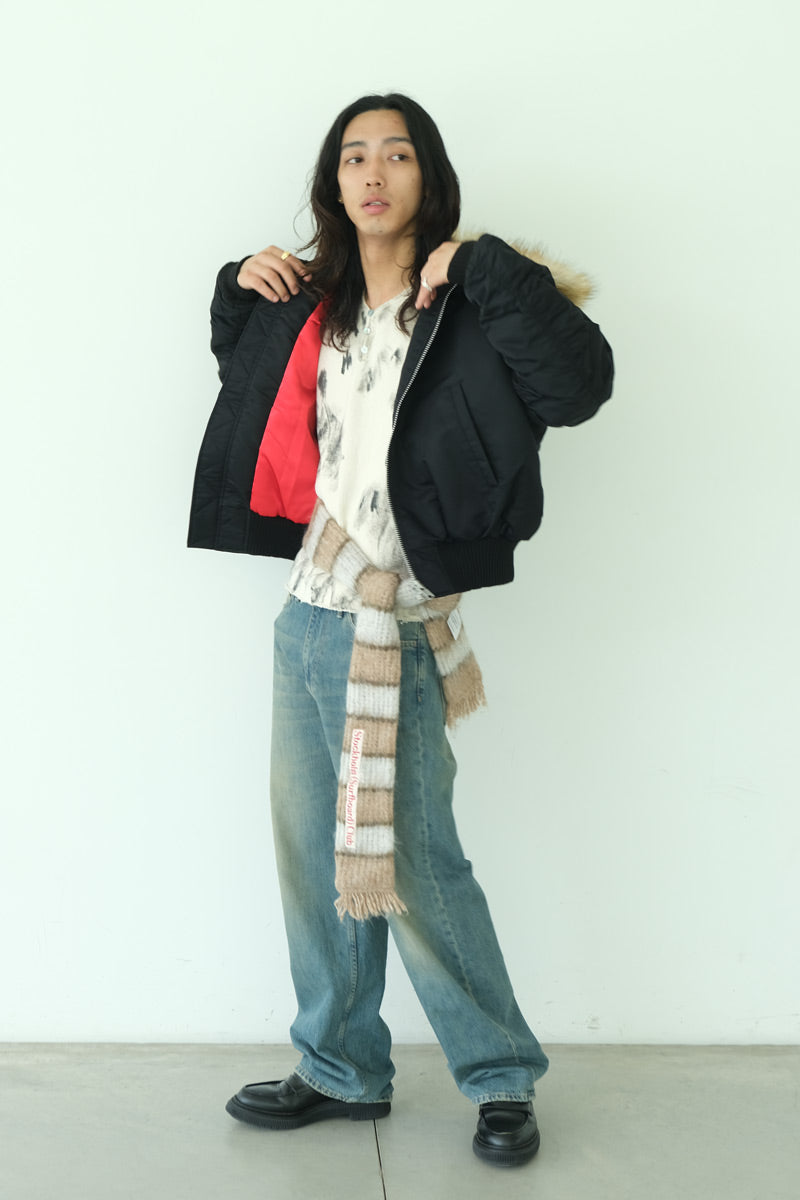 HOODED BOMBER / BLACK [20% 할인]