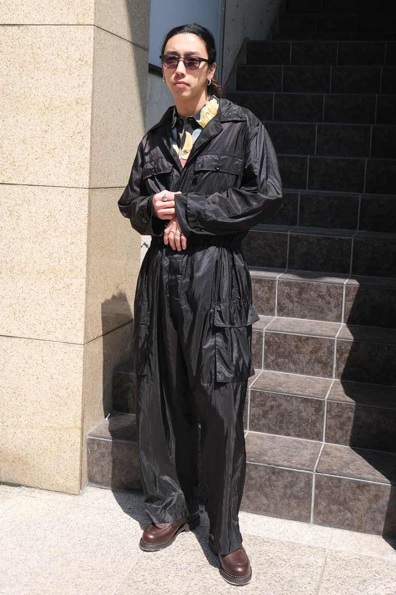 W/R CELESTIAL MAIDEN'S ROBE JUMPSUIT / BLACK