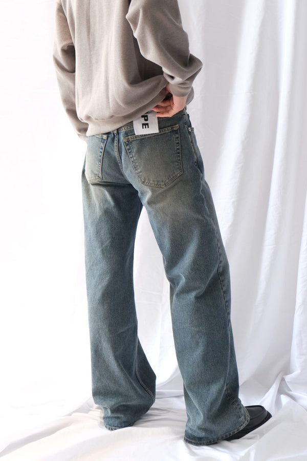 SHAKE JEANS / MID BLUE DIRTY