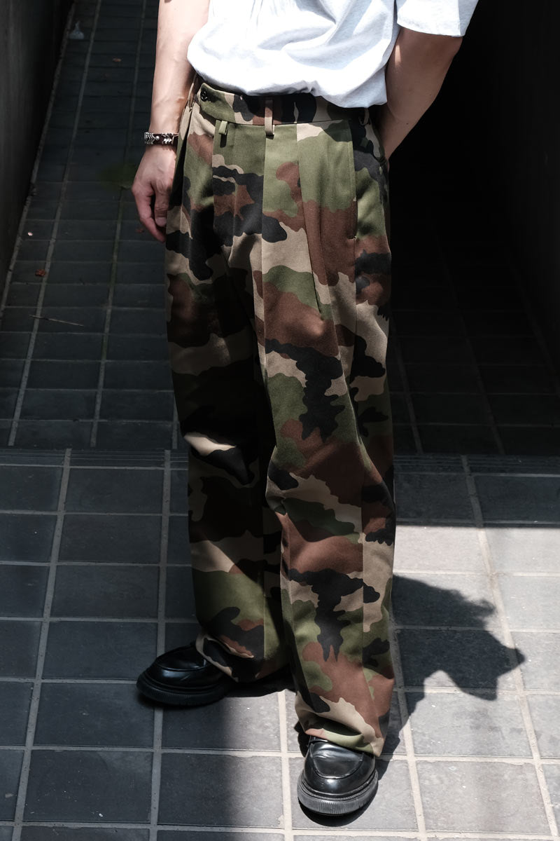 NEAT | 90'S FRENCH F-2 CAMO WIDE / CAMO F-2デッドストッククロス