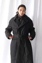 Load image into Gallery viewer, DUVET TRENCH / BLACK TIDE COTTON NYLON