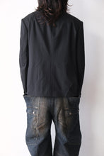 Load image into Gallery viewer, SUPER140 DOUBLE BREASTED JACKET .14 / BLACK