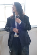 Load image into Gallery viewer, SUPER140 DOUBLE BREASTED JACKET .14 / BLACK