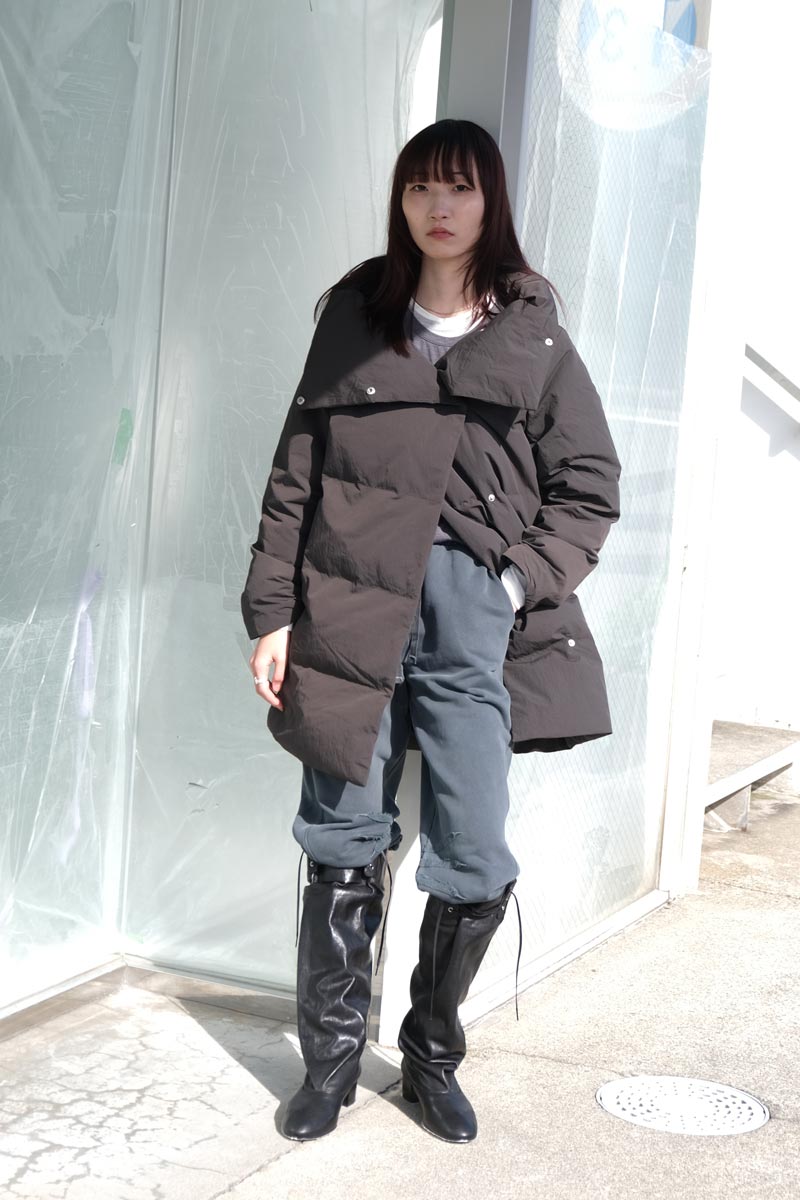 PRUIT MIDDLE DOWN JACKET / BROWN