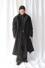 Load image into Gallery viewer, DUVET TRENCH / BLACK TIDE COTTON NYLON